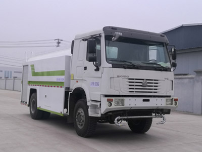 重汽豪沃四驅(qū)8方簡(jiǎn)易消防車(chē)